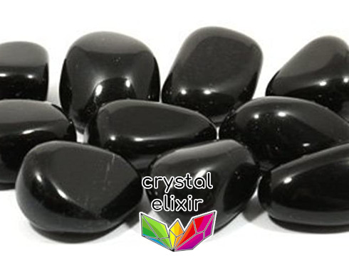 Obsidian tumbled stones